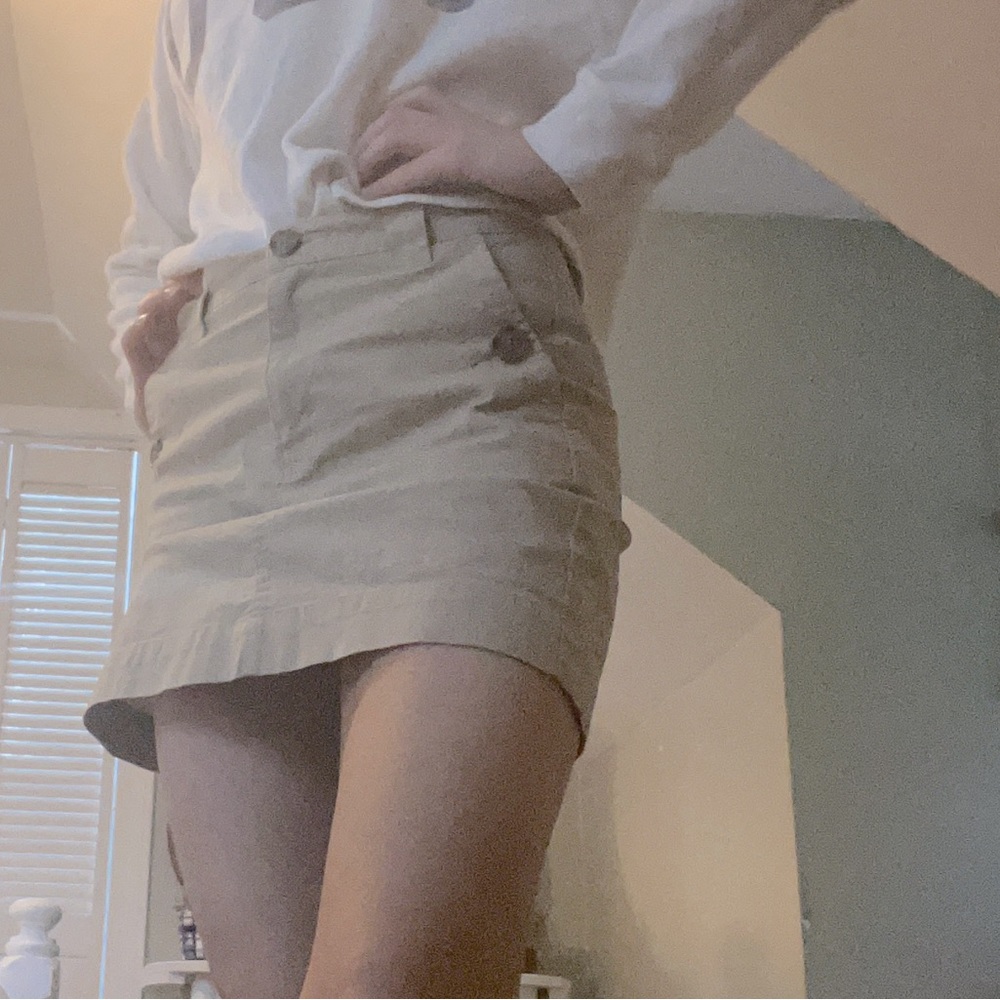 Wild Fable Khaki Mini Skirt